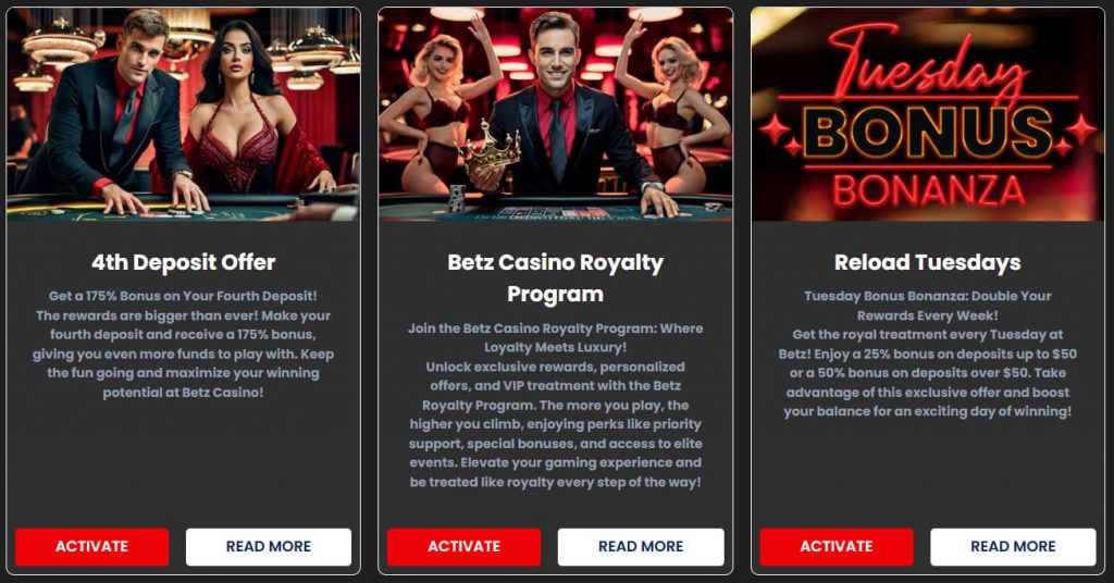 Free spins in Gates of Olympus Betz Casino